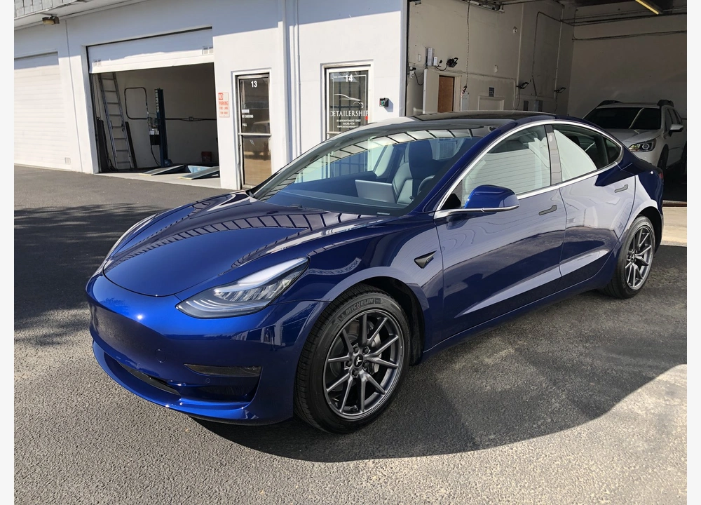 Tesla Model 3 White/Blue