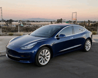 Tesla Model 3 White/Blue