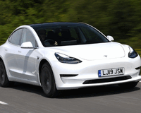 Tesla Model 3 White/Blue