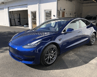 Tesla Model 3 White/Blue